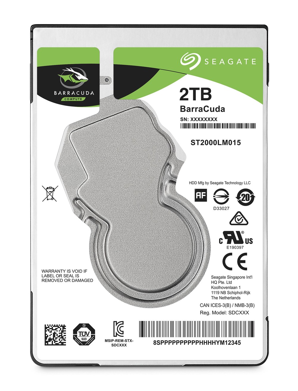 HDD Barracuda 2.5" 2TB Serial ATA III ohne Retailkarton Interne HDD-Festplatte