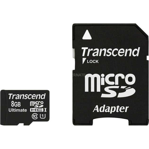 Transcend microSDHC Card 8 GB Ultra
