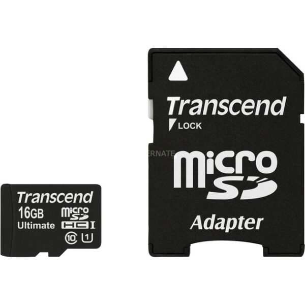 Transcend microSDHC Card UHS-I Ultra 16 GB